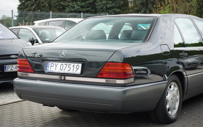 Mercedes-Benz Klasa S cena 68900 przebieg: 185700, rok produkcji 1991 z Puck małe 497